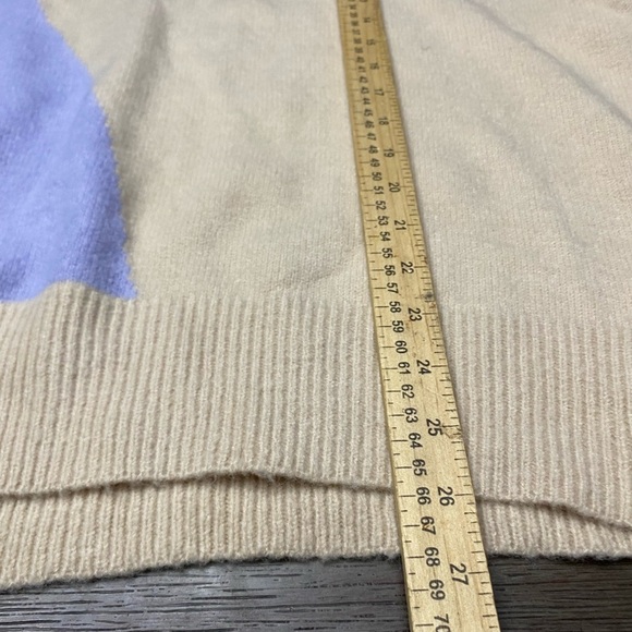 Lavender and Taupe Colorblock Sweater by Kaileigh plus Size 2x - Picture 7 of 10